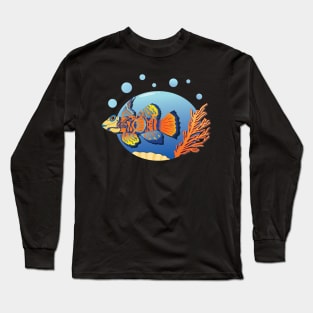 Mandarin Fish Synchiropus splendidus Dragonet Long Sleeve T-Shirt